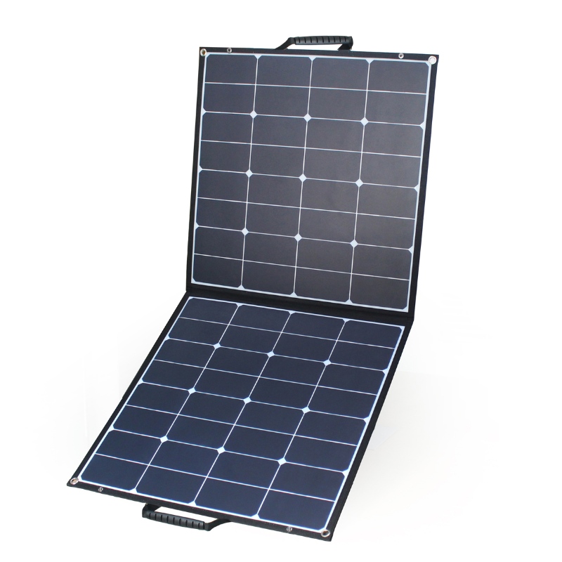 40W 60W 80W 100W 120W 150W 200W 휴대용 SunPower 접이식 태양 전지 패널 충전기 발전소